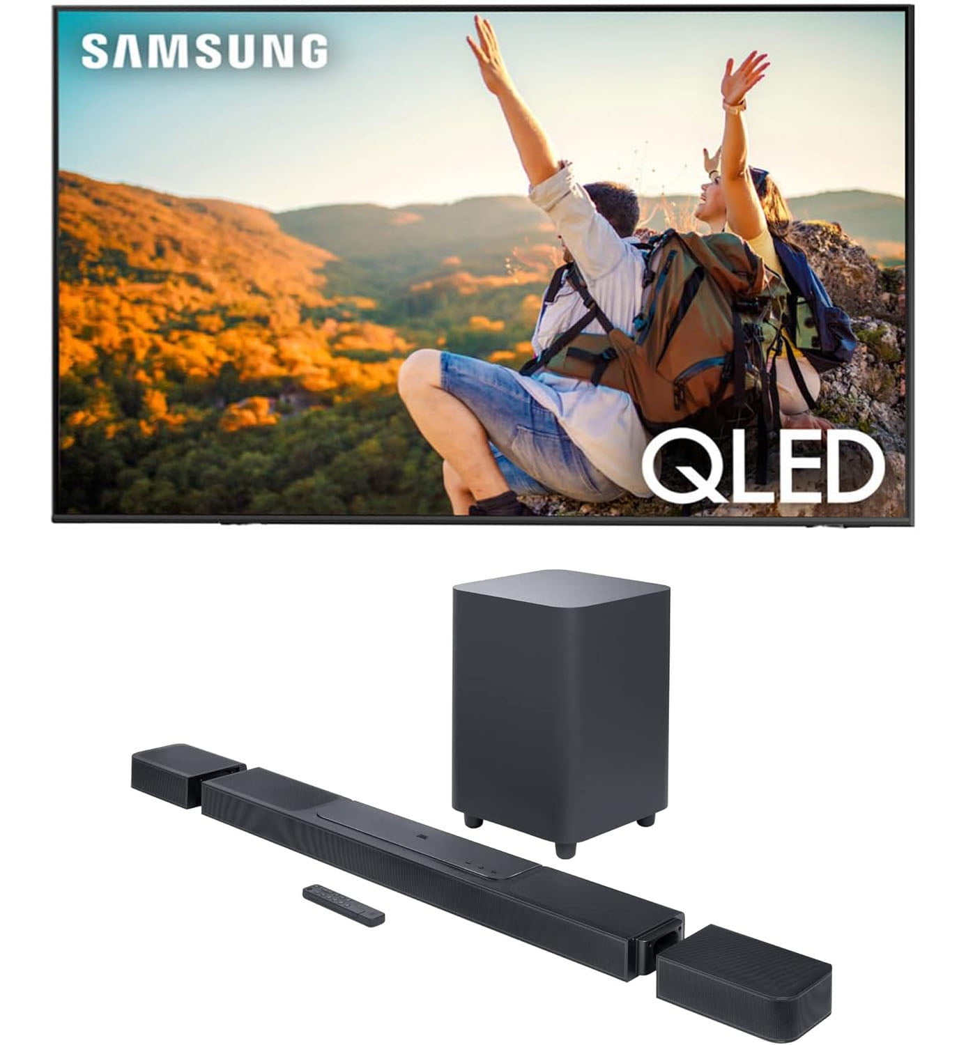 with 11.1.4ch Subwoofer and Samsung with JBL Dolby 4K Speakers QN55QN85CAFXZA a QLED Surround BAR-1300X 55\