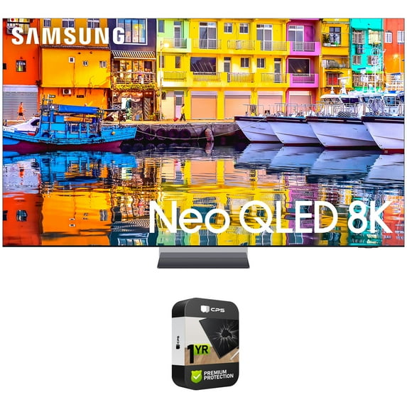 Samsung QN75QN900D 75 Inch Neo QLED 8K Smart TV (2024) Bundle with Deco Gear 2X 4K HDMI 2.0 Cable w/Pure Copper Conductors & CPS Exclusive 12 Month Protection Pack
