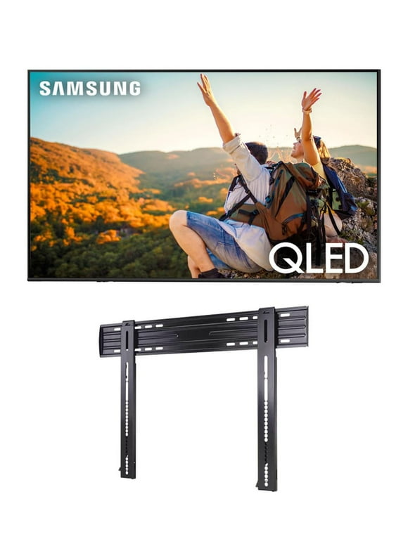 Samsung QN75QN90CAFXZA 75" Neo QLED Smart TV with 4K Upscaling with a Sanus LL11-B1 Super Slim Fixed-Position Wall Mount for 40" - 85" TVs (2023)