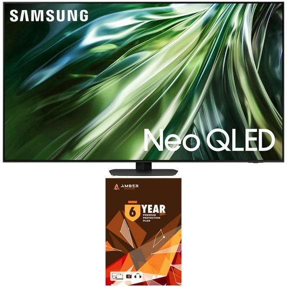 Samsung QN75QN90DAFXZA 75 Inch Neo QLED TV with 4K AI Upscaling and 6 Year Amber Protection Plan (2024)