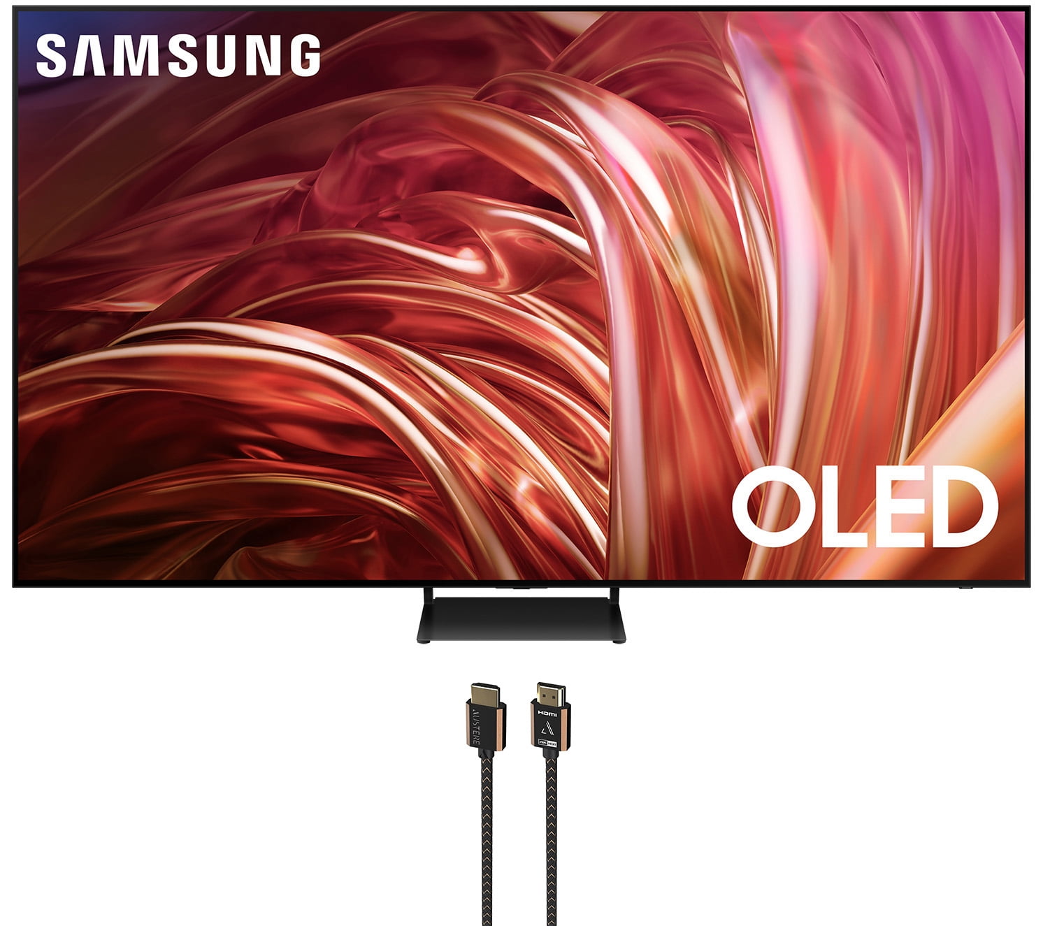 Samsung QN77S85DAEXZA 77 Inch OLED 4K Smart TV with QSymphony and an