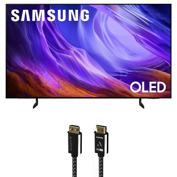 Samsung QN77S85HA 77" OLED TV with Austere 7S-8KHD2-2-5M HDMI Cable (2026)