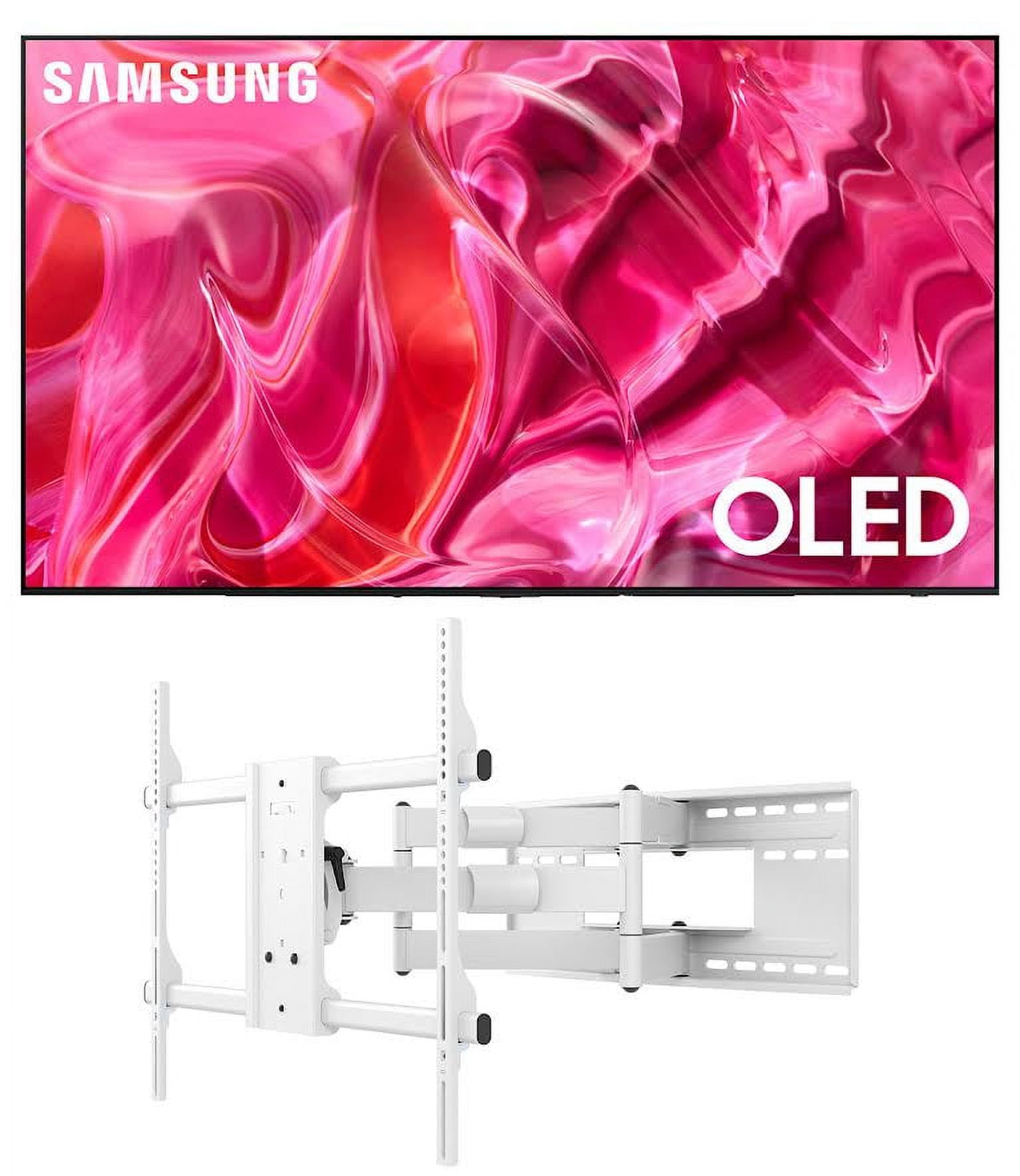Samsung 4K 77 Inch OLED AI TV, QN77S90CAFXZA with Kanto FMX3W TV Mount ...