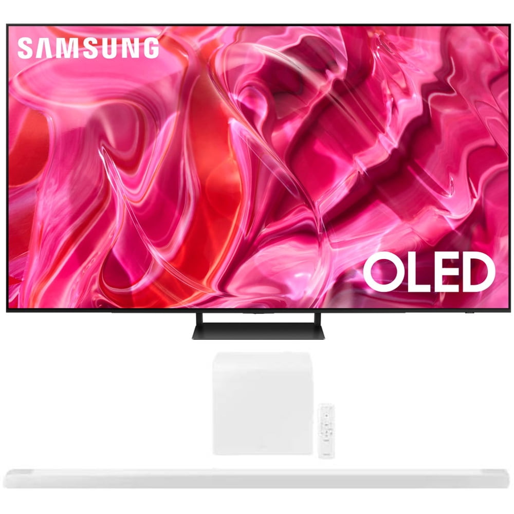 Samsung QN77S90CAFXZA 77 Inch OLED 4K Smart TV 2023 Bundle with Samsung