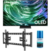 Samsung QN77S90DAFXZA 77 Inch 4K OLED Smart TV with Dolby Atmos with a Walts TV TILT-EXTENSION-37-90 Tilt Mount for 37-90 Inch Compatible TVs and Walts HDTV Screen Cleaner Kit 2024