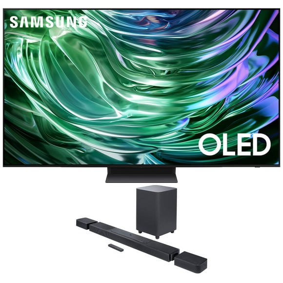 Samsung QN77S90DAFXZA 77 Inch 4K OLED Smart TV with Dolby Atmos and a JBL BAR-1300X 11.1.4ch Soundbar and Subwoofer with Surround Speakers (2024)