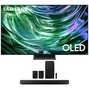Samsung QN77S90DAFXZA 77 Inch 4K OLED Smart TV with Dolby Atmos with a Samsung HW-Q990D 11.1.4ch Soundbar with True Dolby Atmos Sound (2024)