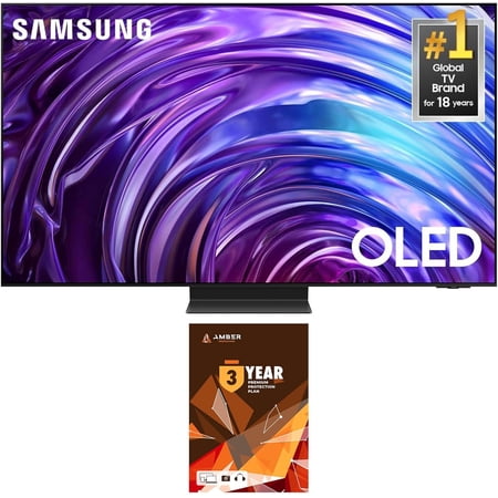 Samsung QN77S95DDFXZA 77 Inch OLED 4K Smart TV with Dolby Atmos and 3 Year Amber Protection Plan (2024)