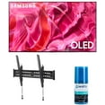 thumbnail image 1 of Samsung QN83S90CAEXZA 83 Inch 4K HDR OLED Smart TV with AI Upscaling with a Walts Large/Extra Large Tilt Mount for 43 Inch-90 Inch Compatible TV's and Walts HDTV Screen Cleaner Kit (2023), 1 of 9