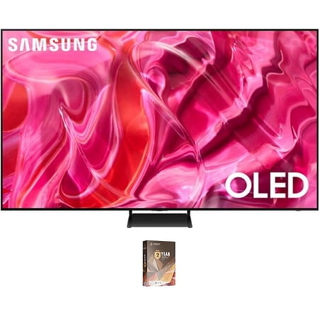 Samsung QN83S90CAEXZA 83 Inch 4K HDR OLED Smart TV with AI Upscaling with an 3 Year Coverage by Amber Protect (2023)