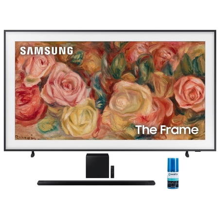 Samsung QN85LS03DAFXZA 85 Inch The Frame 4K Smart Quantum HDR TV with a Samsung HW-S800B Ultra Slim 3.1.2Ch Soundbar with Wireless Subwoofer and Walts HDTV Screen Cleaner Kit (2024)