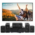 thumbnail image 1 of Samsung QN85Q70CAFXZA 85 Inch QLED 4K Quantum HDR Dual LED Smart TV with a Platin MONACO-5-1-2-SOUNDSEND 5.1.2Ch Speakers with WiSA SoundSend (2023), 1 of 9