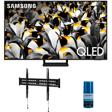 Samsung QN85Q70DAFXZA 85 Inch Class QLED 4K Smart TV with a Walts TV FIXED-MOUNT-43-90 TV Mount for 43-98 Inch Compatible TVs and Walts HDTV Screen Cleaner Kit (2024)