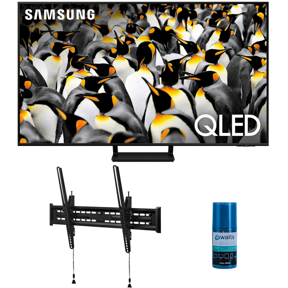 Samsung QN85Q70DAFXZA 85 Inch Class QLED 4K Smart TV with a Walts TV TILT-MOUNT-43-90 Large/XL Tilt Mount for 43-98 Inch Compatible TVs and Walts HDTV Screen Cleaner Kit (2024)