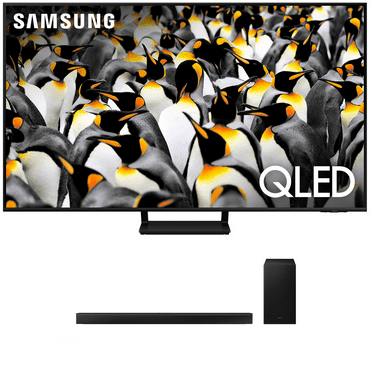 Samsung QN85Q70DAFXZA 85 Inch Class QLED 4K Smart TV with a Samsung HW-B750D 5.1Ch Soundbar and Subwoofer with Dolby Digital (2024)