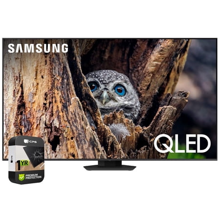 Samsung QN85Q80DAFXZA 85 Inch QLED 4K Smart TV 2024 Bundle with 1 YR CPS Enhanced Protection Pack