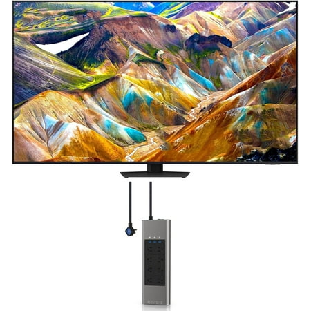 Samsung QN85QN85DBFXZA 85 Inch Neo QLED 4K Smart TV with Dolby Atmos and an Austere 5S-PS8-US1 V-Series 8-Outlet Power w/Omniport USB (2024)