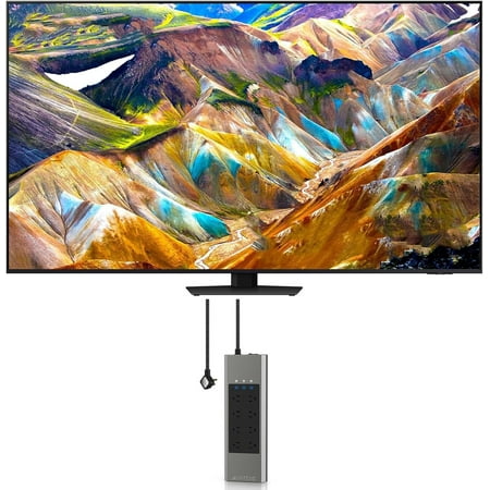 SAMSUNG QN85QN85DBFXZA 85 Inch Neo QLED 4K Smart TV with Dolby Atmos and an Austere 7S-PS8-US1 VII-Series 8 Outlet Power w/Omniport USB (2024)