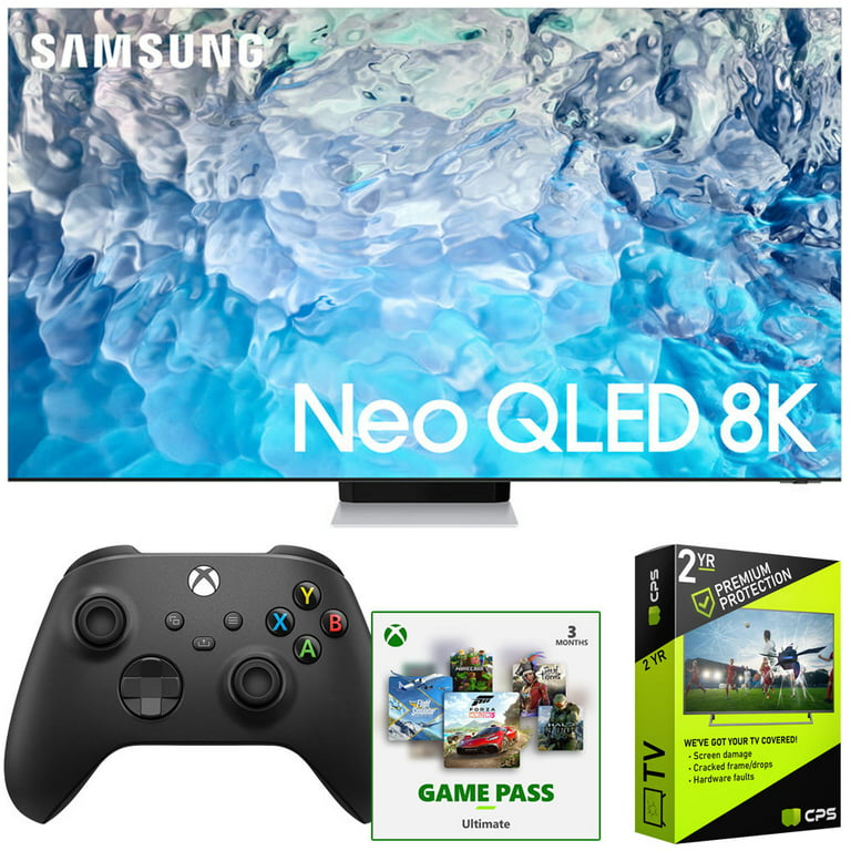 Samsung QN85QN900B 85 Inch Neo QLED 8K Smart TV (2022) Bundle with Xbox  Controller, 3-Month Xbox Game Pass Ultimate Subscription and 2-Year  Accidental Extended Warranty 