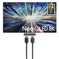 thumbnail image 1 of Samsung QN85QN900DFXZA 85 Inch Class QN900D Neo QLED 8K Smart TV with an Austere 5S-4KHD2-2.5M V-Series 2.5m Premium 4K HDR HDMI Braided Cable (2024), 1 of 9