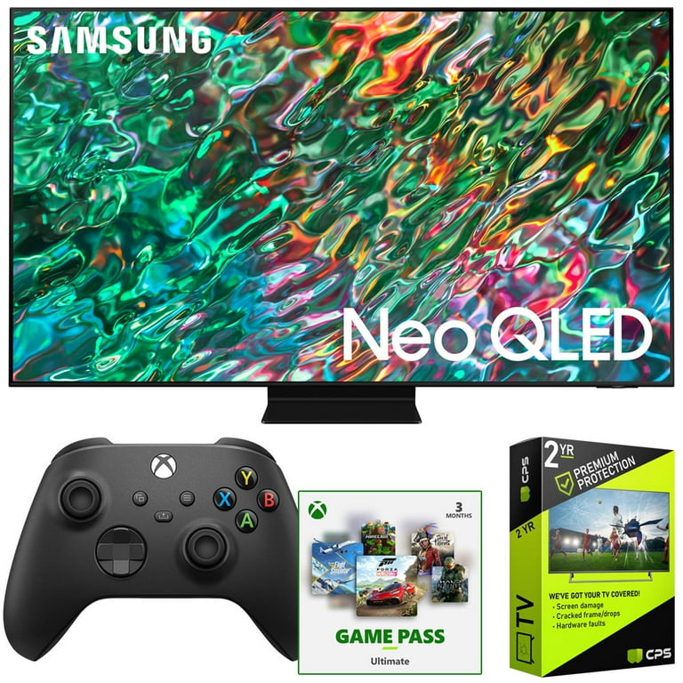 Samsung QN90BA 75 Neo QLED 4K Quantum HDR Smart TV (2022) Bundle with Xbox  Controller, 3-Month Xbox Game Pass Ultimate Subscription and 2-Year  Accidental Extended Warranty 