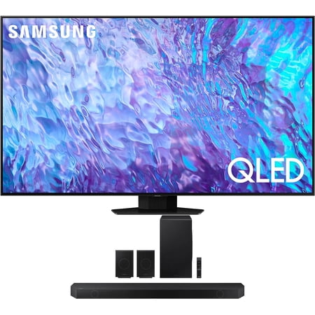 Samsung QN98Q80CAFXZA 98 Inch 4K QLED Direct Full Array with Dolby Smart TV with a Samsung HW-Q990D 11.1.4ch Soundbar with True Dolby Atmos Sound (2023)