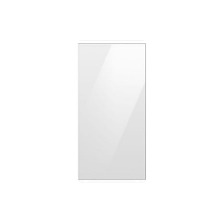 Samsung - Bespoke 4-Door French Door Refrigerator Panel - Top Panel - White Glass