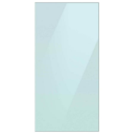 Samsung - Bespoke 4-Door French Door Refrigerator Panel - Top Panel - Morning Blue Glass