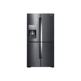 thumbnail image 1 of Samsung RF22K9381SG - Refrigerator/freezer - bottom-freezer with water dispenser, ice dispenser - width: 35.7 in - depth: 28.9 in - height: 71.9 in - 18 cu. ft - black stainless steel, 1 of 8