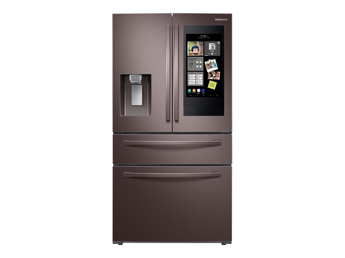 Single Door Bottom Freezer With Water Dispenser Samsung RF22R7551DT - Refrigerator/freezer - french door bottom freezer