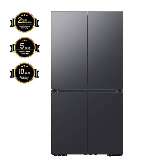 Samsung RF23A9675MT 23 Cu. Ft. Bespoke Matte Black Steel Smart 4-Door Flex™ Refrigerator