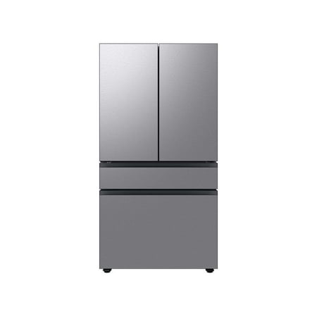 Samsung - Bespoke 23 cu. ft. Counter Depth 4-Door French Door Refrigerator with AutoFill Water Pitcher - Stainless steel