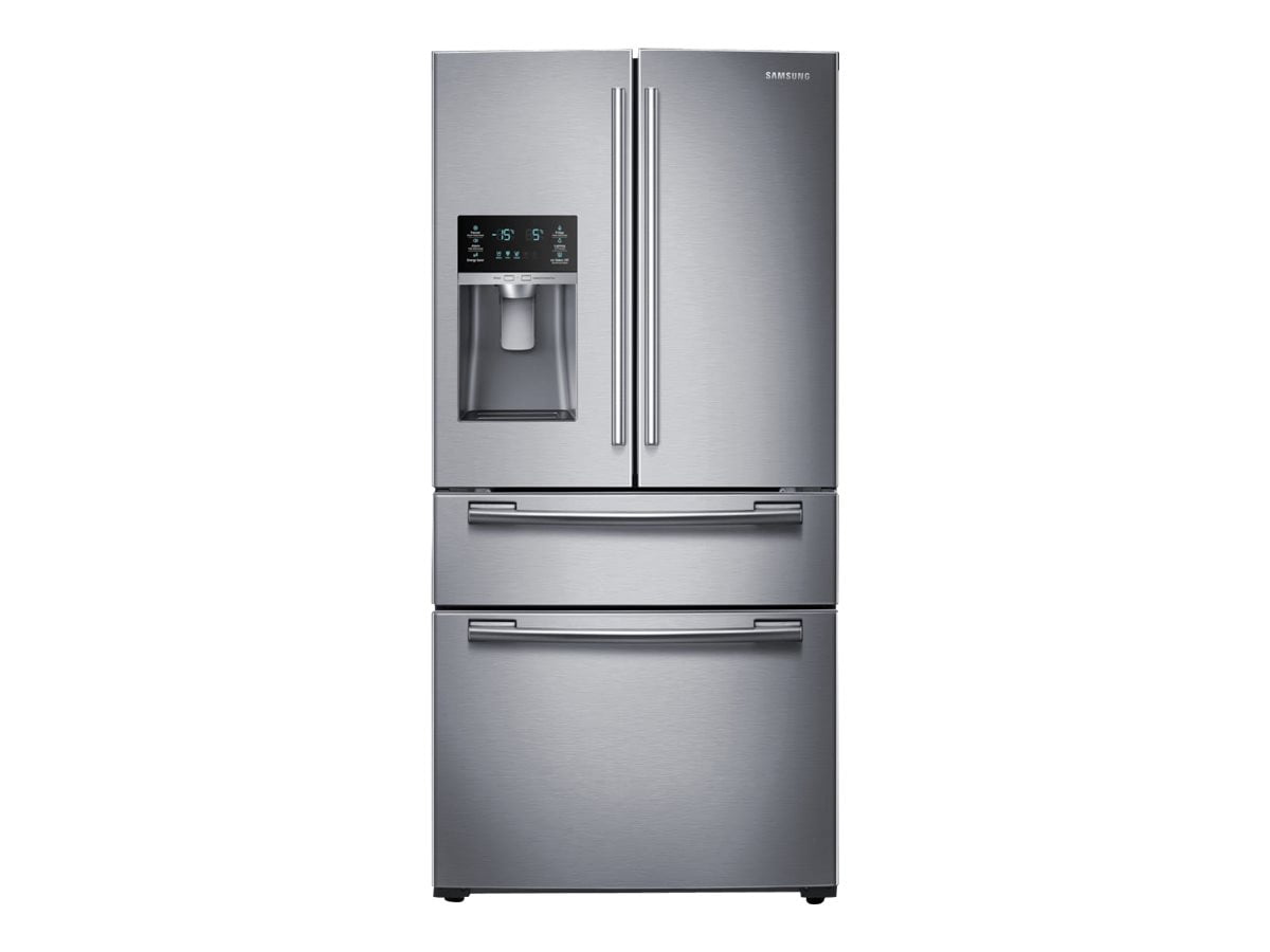 Samsung RF25HMEDBSR Full-Size Double - French Door Bottom Freezer, Ice