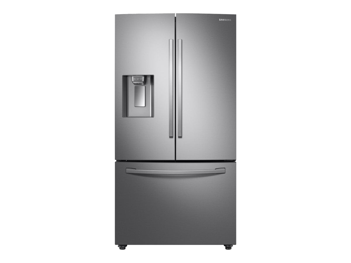 Samsung RF28R6241SR - Refrigerator/freezer - french door bottom freezer with water dispenser, ice dispenser - Wi-Fi - width: 35.7 in - depth: 36 in - height: 70.1 in - 28 cu. ft - stainless steel