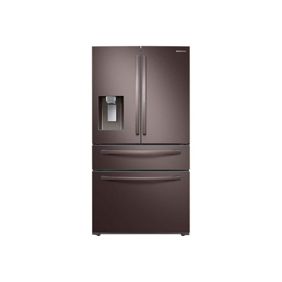 Samsung 28 cu. ft. 4-Door French Door Refrigerator with Food Showcase RF28R7351DT