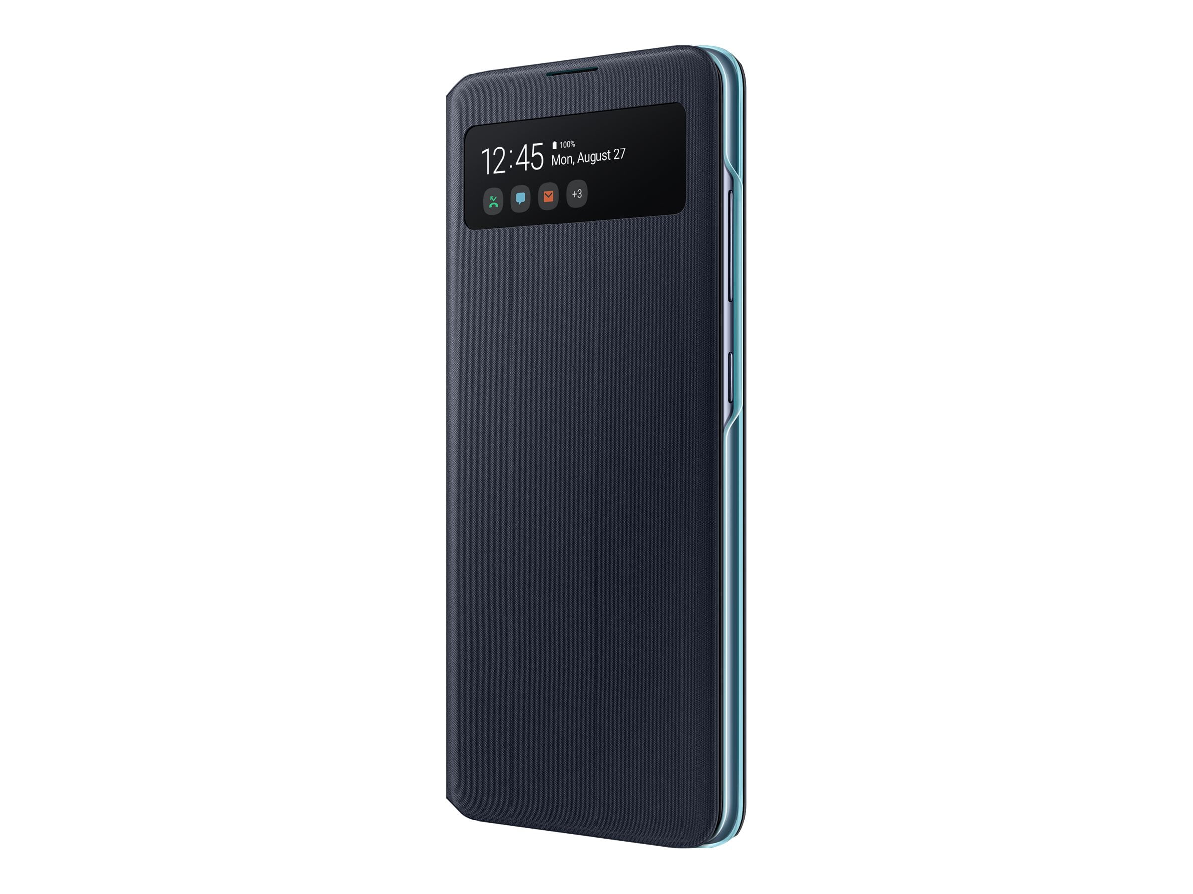 Samsung S View Wallet EF-EA515 - Flip cover for cell phone - black - for Galaxy A51