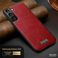thumbnail image 1 of for Samsung S20 Case Premium Leather Wireless Charging, Thin Flexible Business PU Non-Slip Grip Rugged Bumper Anti-Scratch Shockproof Elegant Men Women Cases for Samsung Galaxy S20,Red, 1 of 8