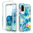 thumbnail image 1 of For Samsung S20 Ultra Case, Mantto 360-Degree edge Protection Flower Patterned Case & TPU Rubber Silicone With Screen Protector Film Shockproof edges For Samsung Galaxy S20 Ultra, Palm, 1 of 1