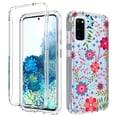 thumbnail image 1 of For Samsung S20 Ultra Case, Mantto 360-Degree edge Protection Flower Patterned Case & TPU Rubber Silicone With Screen Protector Film Shockproof edges For Samsung Galaxy S20 Ultra, Flower, 1 of 9