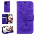 thumbnail image 1 of Samsung S20 Ultra Phone Case, Butterfly Embossed Pattern PU Leather Magnetic Folio Flip Kickstand Protective Cards Pocket with Hand Strap Wallet Cover For Samsung Galaxy S20 Ultra,Purple, 1 of 7