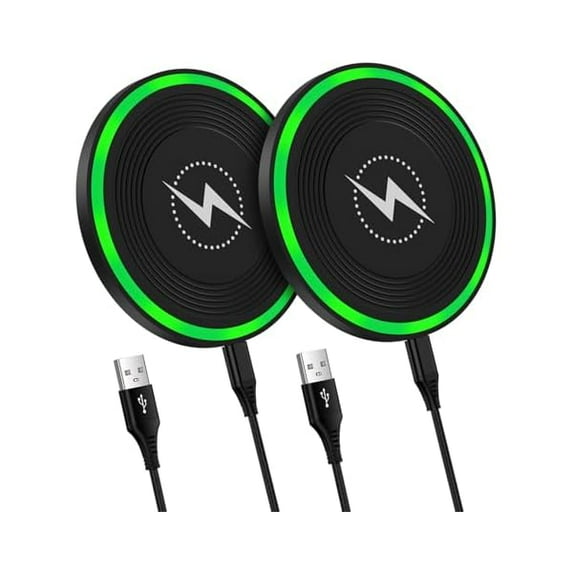 Samsung S25 Ultra Wireless Charger Pad Fast Charging Android Phone Mat for Galaxy S25 S24 Ultra Plus/S23/S22,Z Fold 6/5,Z Flip 6/5,15W Wireless Charging Stand Station for iPhone 16E/15 Pro Max Plus