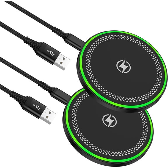 Samsung S25 Wireless Charger Fast Charging Pad Wireless Phone Charger for Android Samsung Galaxy S25 Ultra Edge S24 S23 S22, Cargador Inalmbrico para for iPhone 17 Pro Max Air 17 16 15