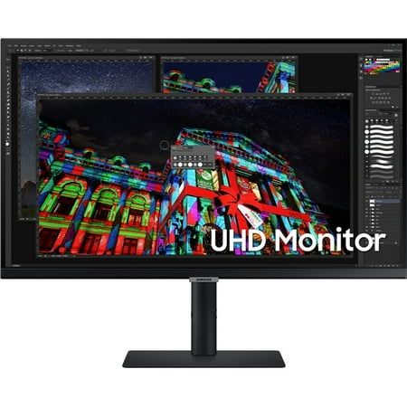 Samsung - S80A Series 27” UHD Monitor with HDR (HDMI, USB, Display Port) - Black