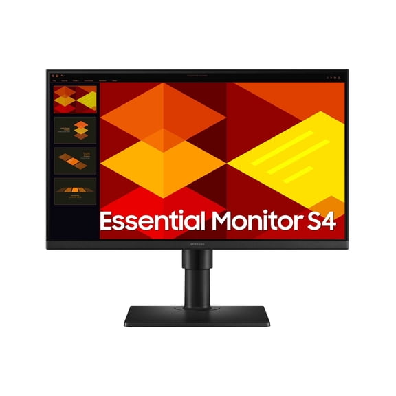 Samsung Essential S4 S27D402GAN 27" Class Full HD LCD Monitor - 16:9 - Black - 27" Viewable - In-plane Switching (IPS) Technology - 1920 x 1080 - 16.7 Million Colors - 250 Nit - 5 ms - 100 Hz Refre...
