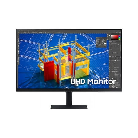 Samsung - S70A Series 32” UHD Monitor with HDR (HDMI, USB, Display Port) - Black