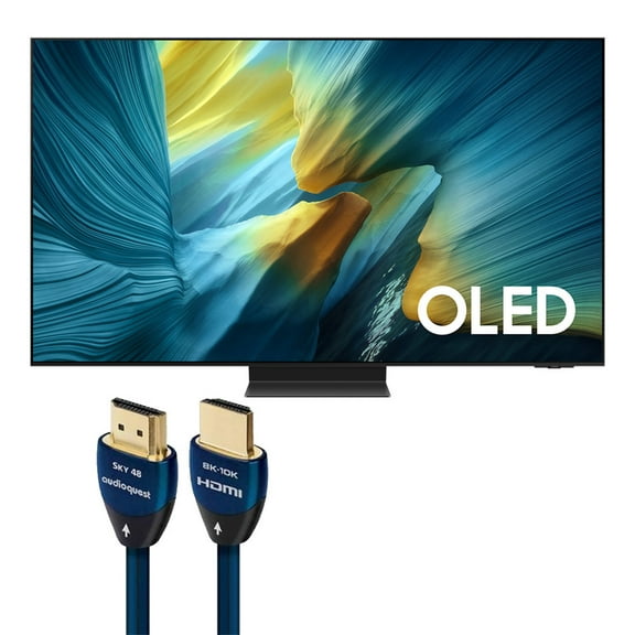 Samsung S95F 65 Inch 4K OLED Smart TV with AudioQuest SKY 3m HDMI Cable