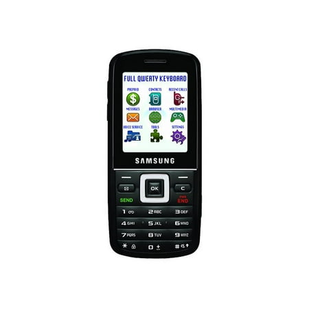 Samsung SGH t401G - Feature phone - microSD slot - LCD display - 176 x 220 pixels - rear camera 1.3 MP - TracFone