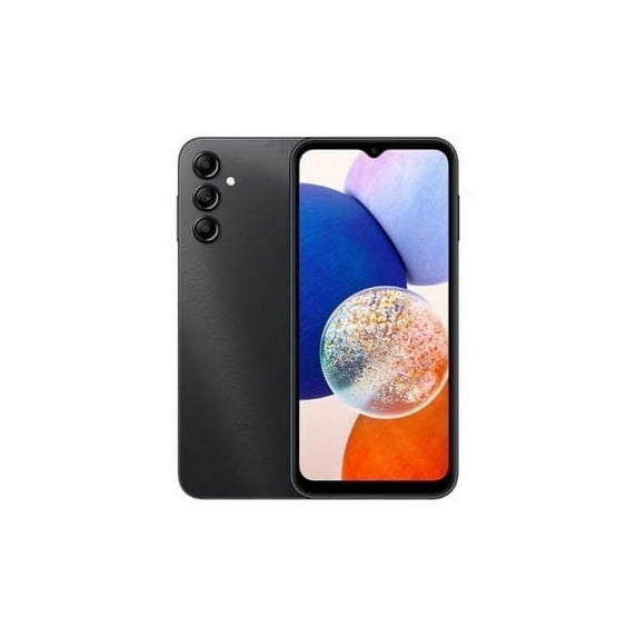 Samsung SM-A146UZKDXAA Galaxy A14 5G Smartphone - Unlocked - 6.6 Inches Display - Octa-Core CPU - 64 GB - MicroSD - Wi-Fi - USB - Bluetooth - 3.5mm Stereo Earjack - NFC -5000 mAh 