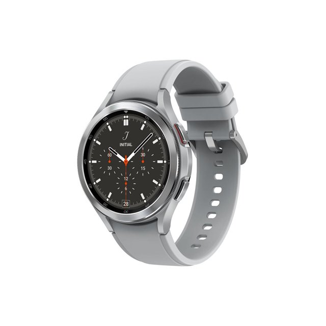 Samsung Galaxy Watch4 Classic 46 mm silver smart watch display
