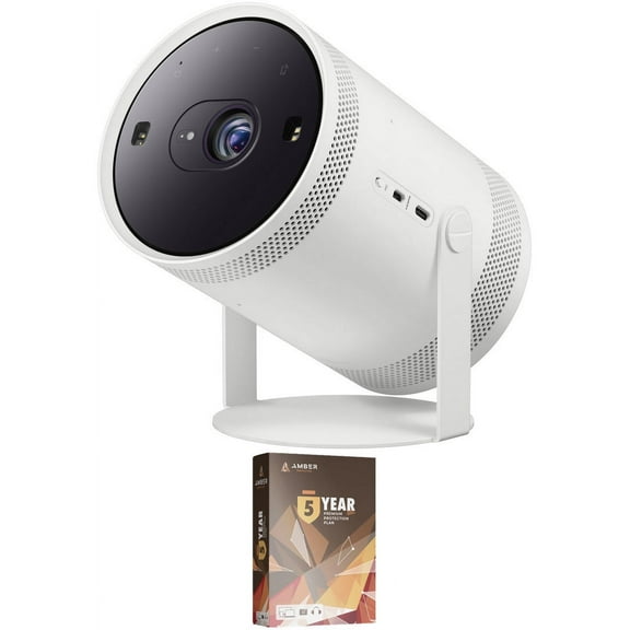 Samsung SP-LFF3CLAXXZA 30-100 Inch The Freestyle Gen2 Smart Projector with 5 Year Amber Protection Plan (2023)